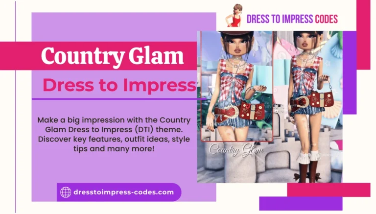 Picture of a girl with Country Glam Dress to Impress Theme